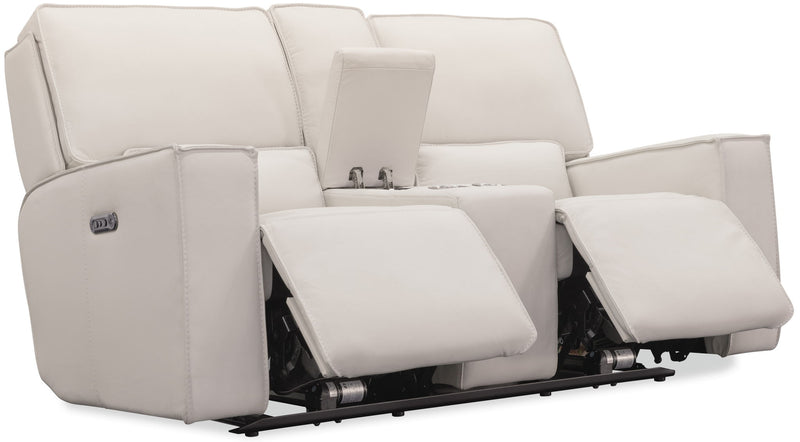 MS - Miles Zero Gravity Console Loveseat With Power Recline & Power Headrest
