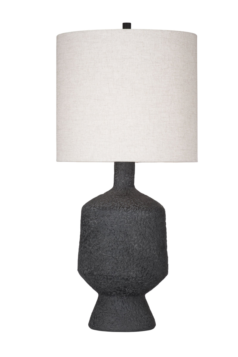 Hartley - Table Lamp - Dark Gray / White