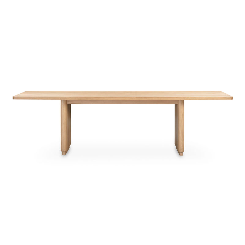 Round Off - Large Dining Table - Light Brown