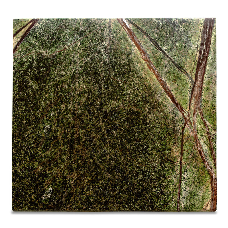 Blair - Accent Table - Rainforest / Green Marble