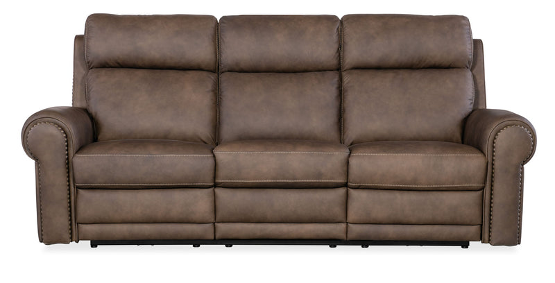 MS - Duncan Power Sofa With Power Headrest & Lumbar