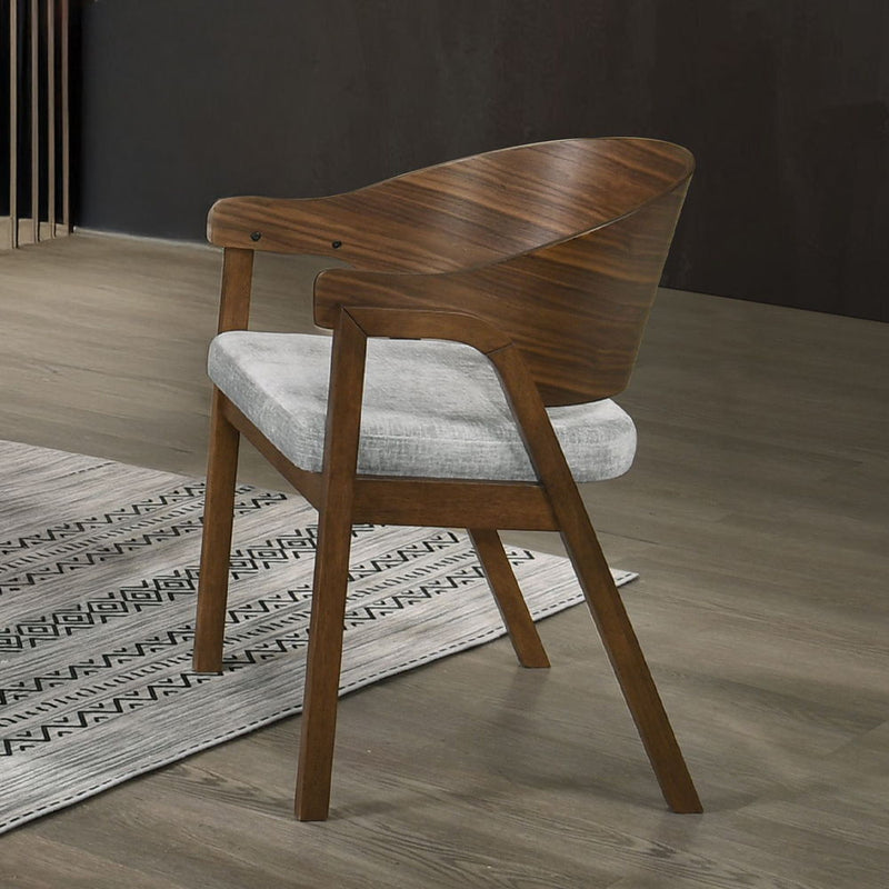 Hoyte - Arm Chair (Set of 2) - Walnut