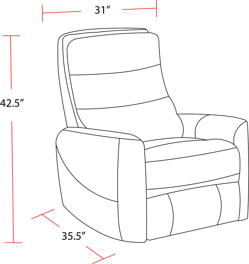 Hercules - Manual Swivel Glider Recliner