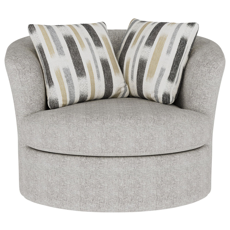 Myles - Swivel Chair - Overcast