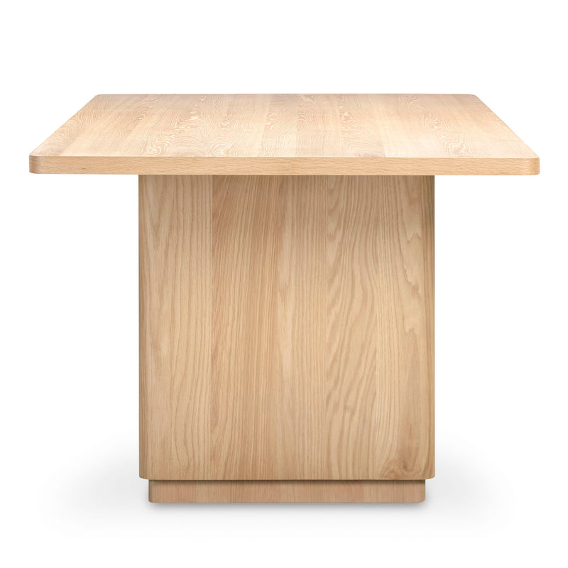 Round Off - Small Oak Dining Table - Light Brown