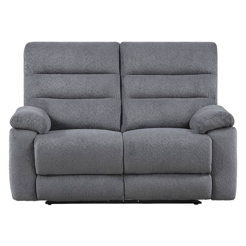 Cozy - Manual Recliner Loveseat - Gray