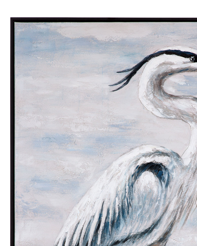 Hunting Canvas Art - White