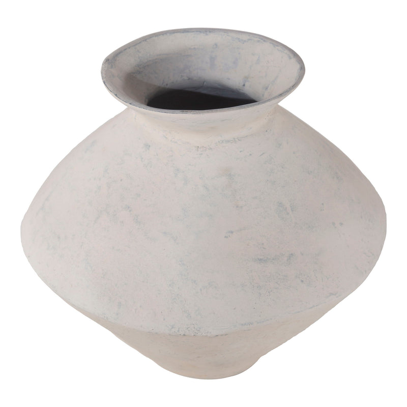 Raja - Medium Decorative Vessel - White