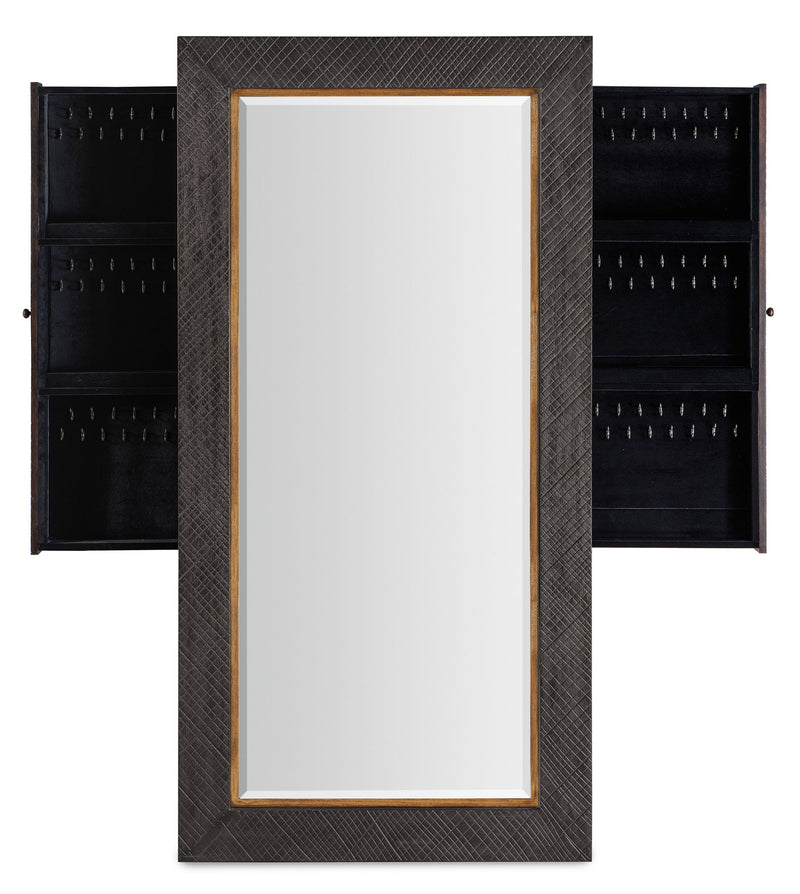 Big Sky - Floor Mirror With Jewelry Storage - Dark Gray