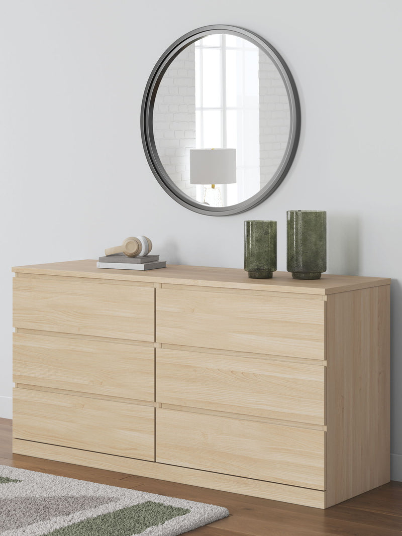 Onita - Six Drawer Dresser - Natural