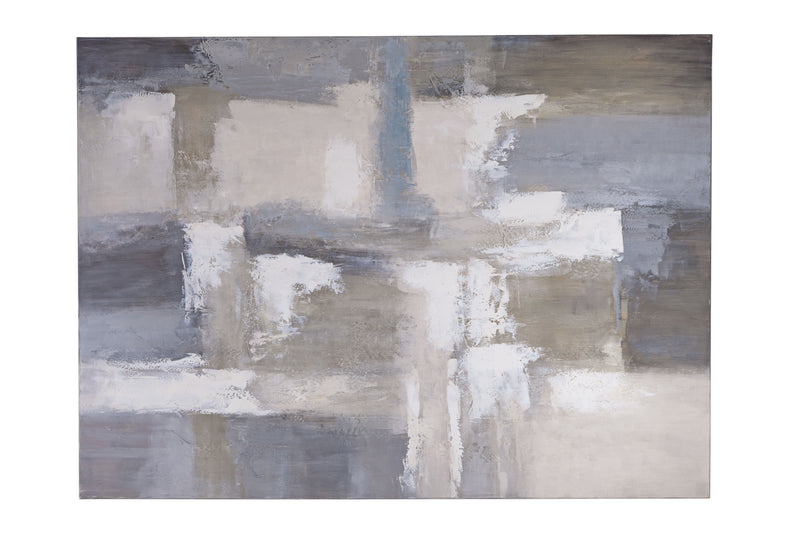 Bexar Canvas Art - Taupe