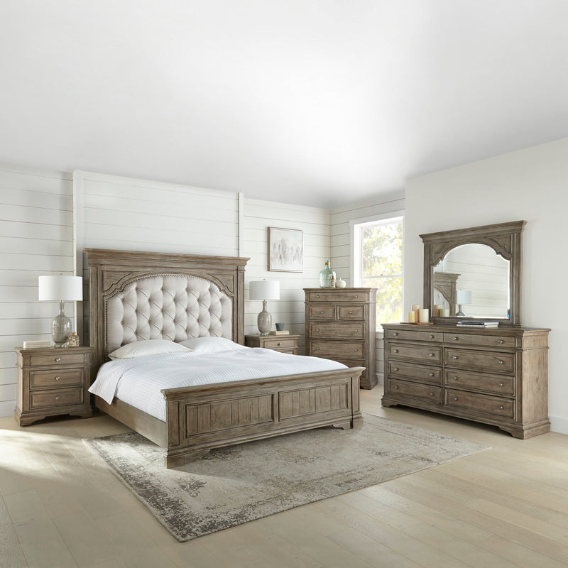 Highland - 5 Piece Bedroom Set - Driftwood