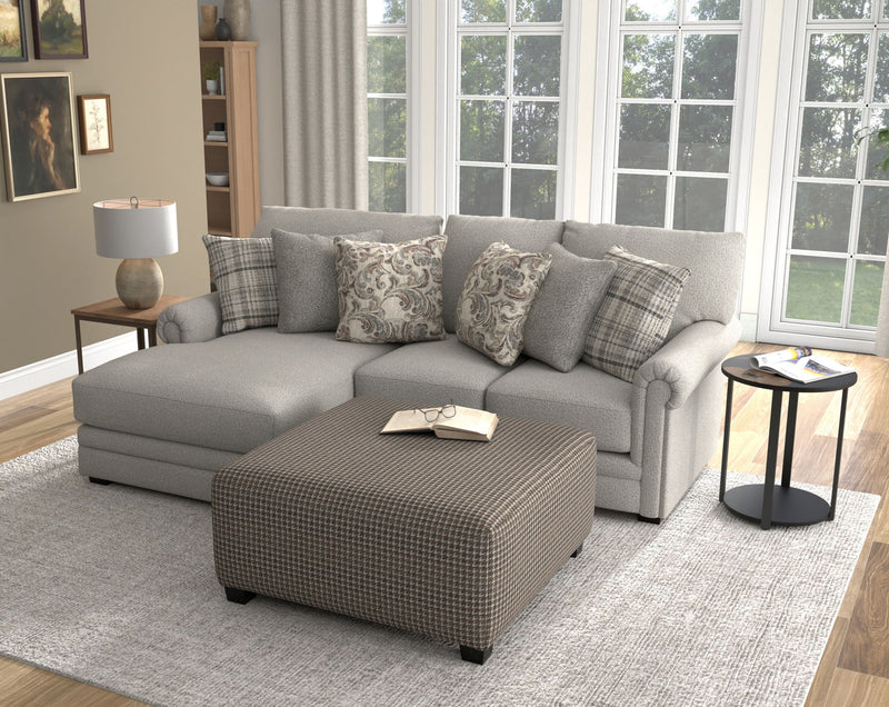 Livingston - Sectional With Comfort Coil Seating, 40" Cocktail Ottoman And Accent Pillows Included