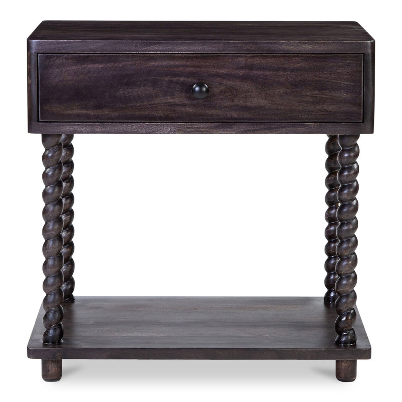Tabitha - Nightstand - Dark Brown