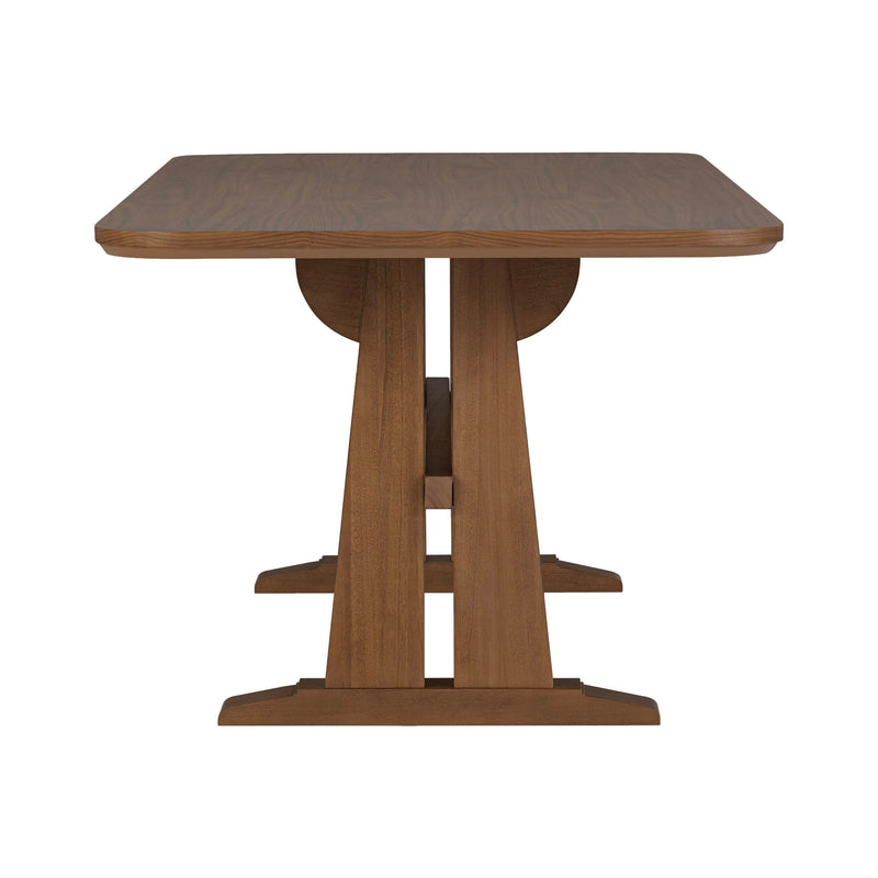 Lincoln - Rectangular Dining Table - Warm Walnut
