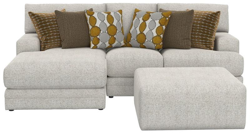 Tori - Sectional With Comfort Coil Seating, Cocktail Ottoman And Accent Pillows Included