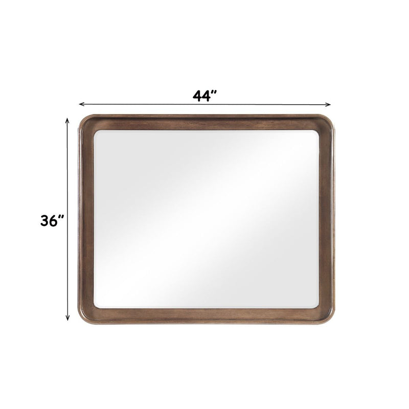 Ouida - Mirror - Brown & Gold