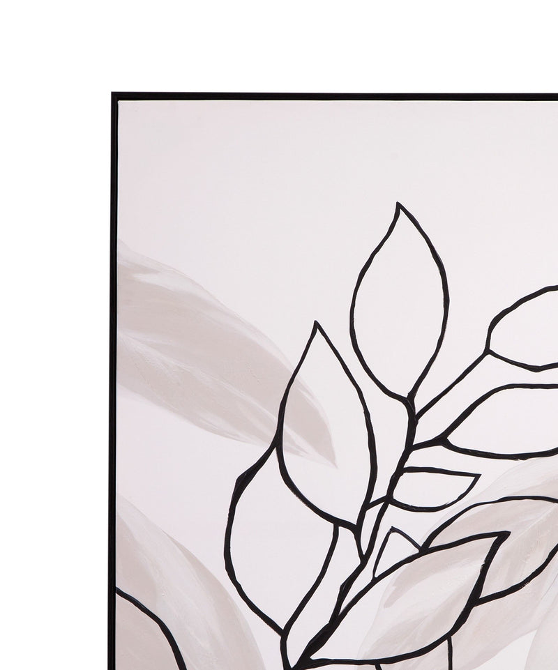 Harmony II Canvas Art - White / Black