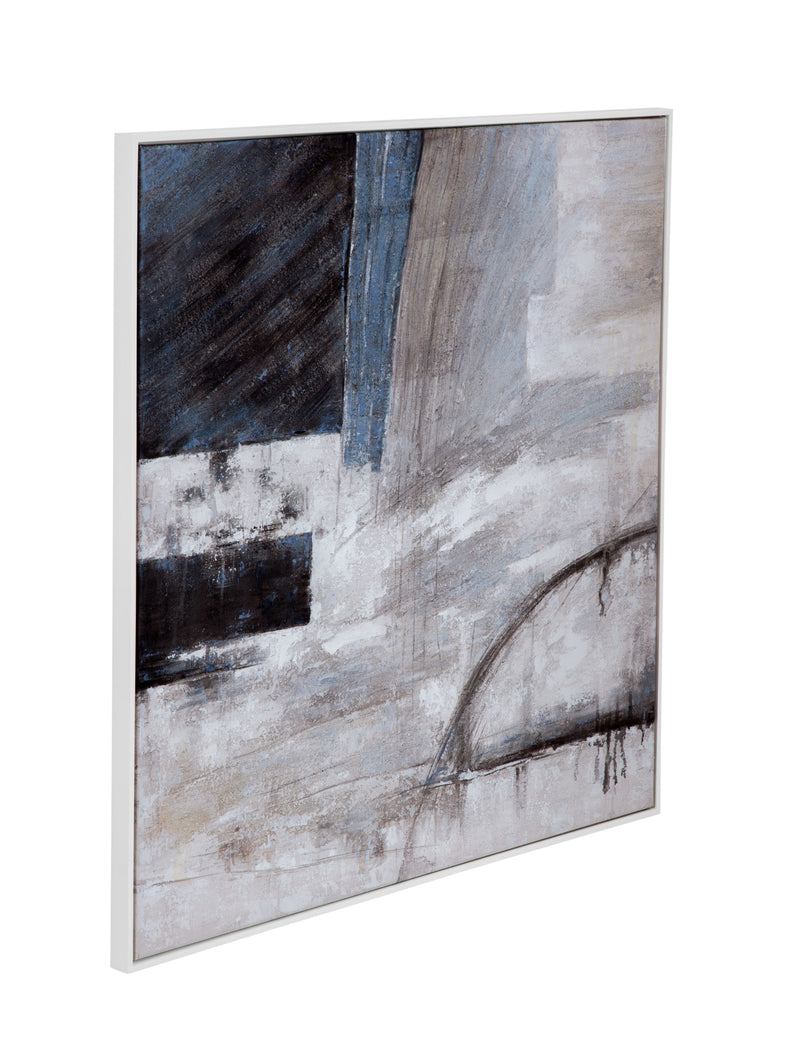 Yuma Canvas Art - Gray