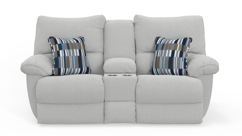 Lenny - Power Lay Flat Reclining Console Loveseat