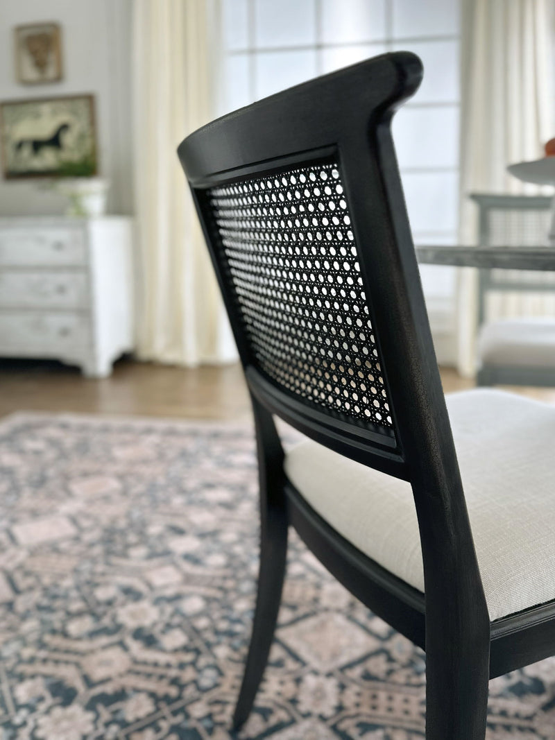 Charleston - Upholstered Seat Side Chair (Set of 2) - Black