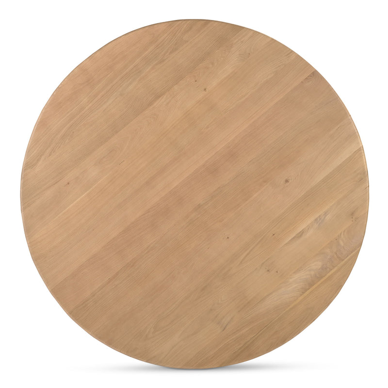 Treccia - Round Dining Table - Oak