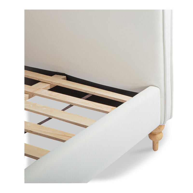 Jacqueline - King Panel Bed - White