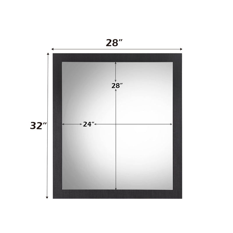 Eos - Mirror - Walnut & Black