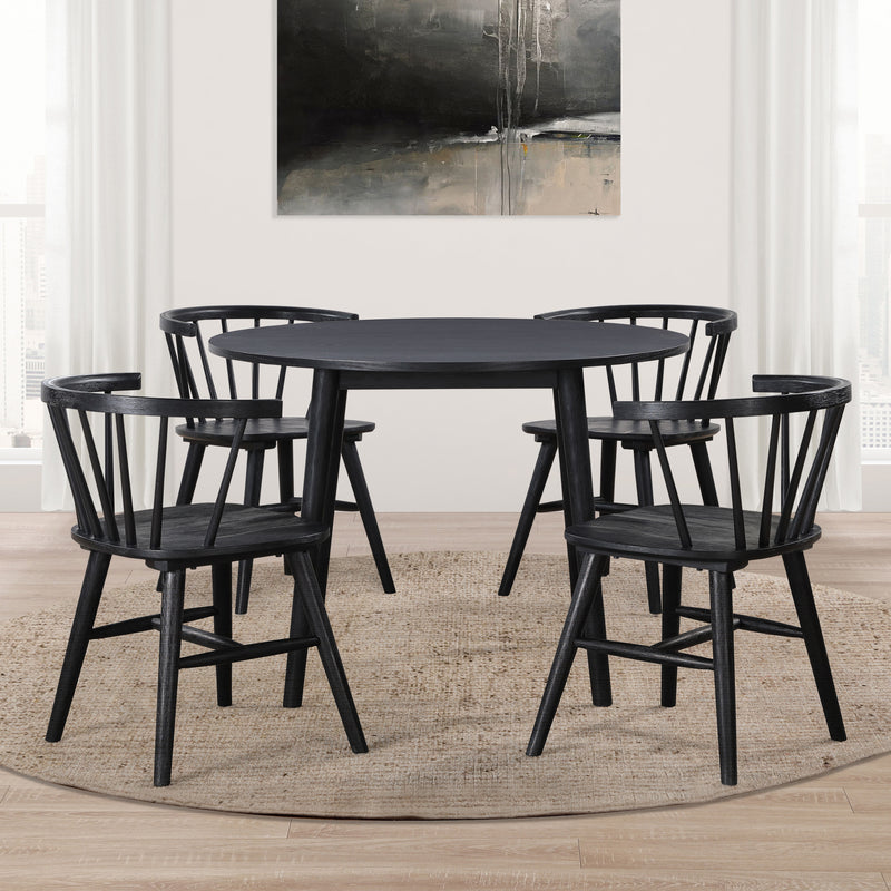 Willow - 5 Piece Round Dining Set