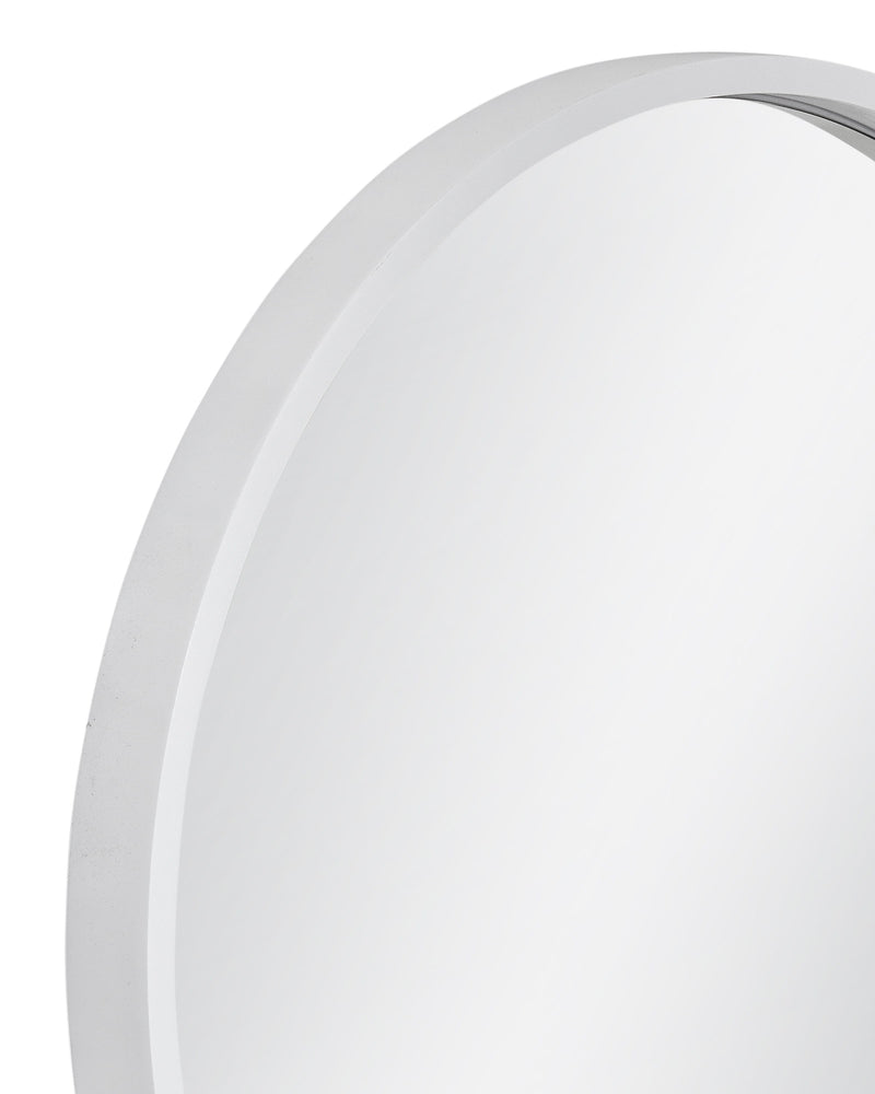 Cyprus - Wall Mirror - Glossy White