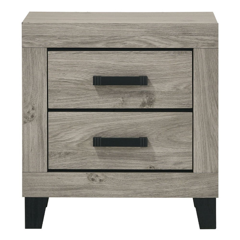 Mari - Nightstand - Light Gray Finish