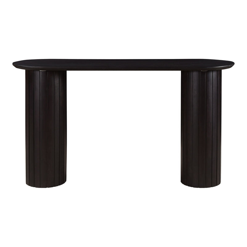 Povera - Acacia Wood Console Table - Black