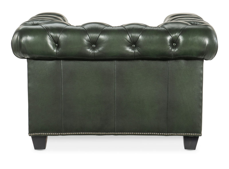 SS - Charleston Tufted Chair - Dark Green