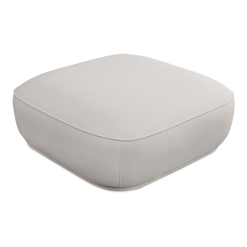 Marion - Square Ottoman - White