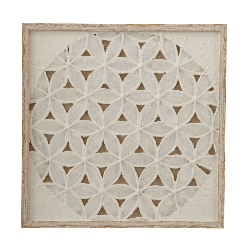 Lamberts Bay Wall Art - White / Light Brown