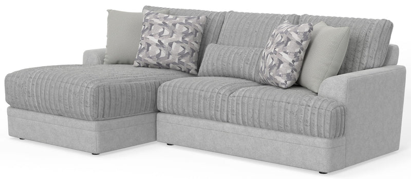 Titan - Sectional With Comfort Coil Seating And Accent Pillows Included