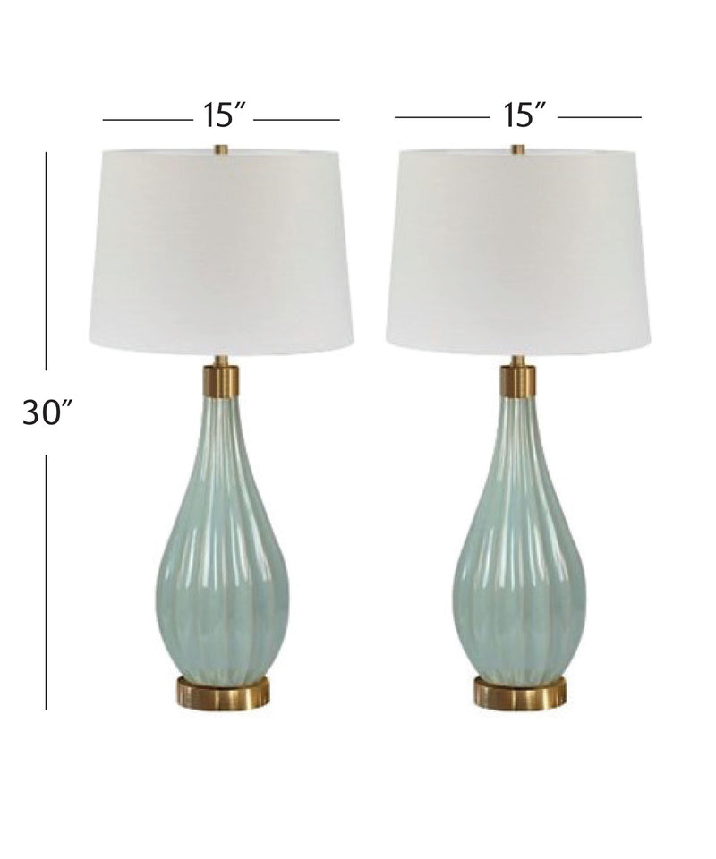 Apex - Table Lamp - Aqua