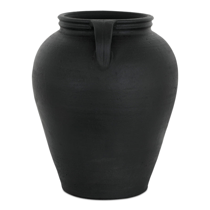 Jovi - Terracotta Vase - Black