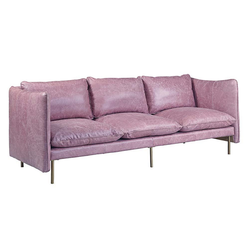 Metis - Sofa - Wisteria Top Grain Leather