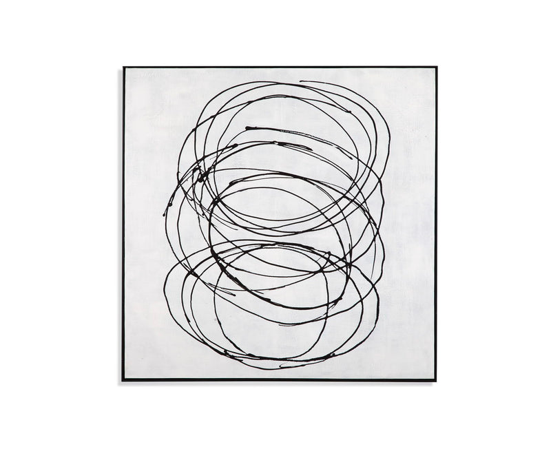 Radii Canvas Art - Silver