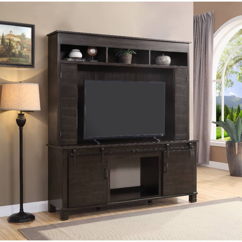 Apison - Entertainment Center (Include 91617Fir) - Espresso