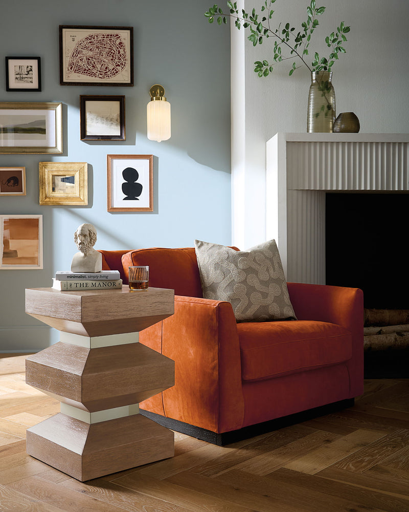 Sonnet - Square End Table - Dark Gray