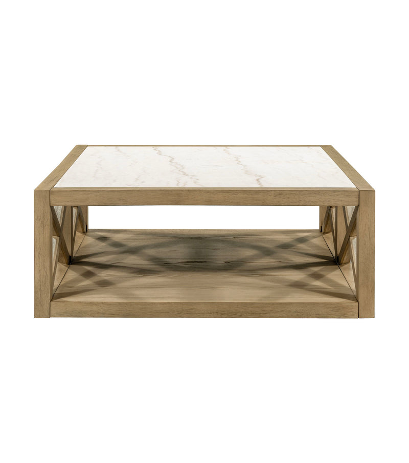 Holden - Square Coffee Table - Rustic Blonde