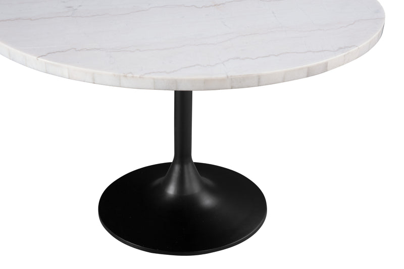 Dunham - Dining Table - White / Black