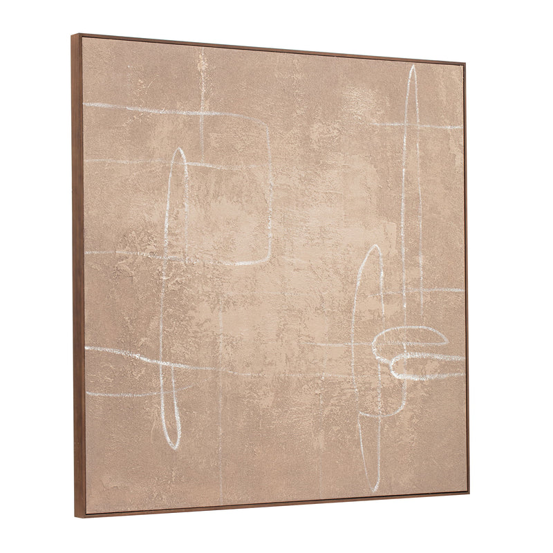 Notion - Canvas Art - Light Brown
