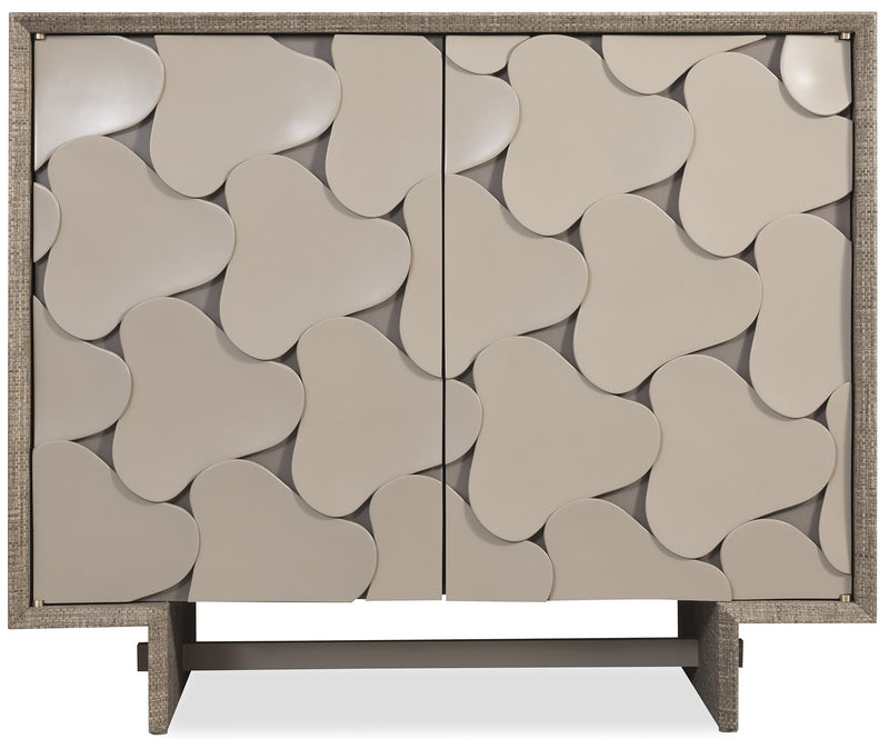 Melange - Pinwheel Hall Chest - Gray