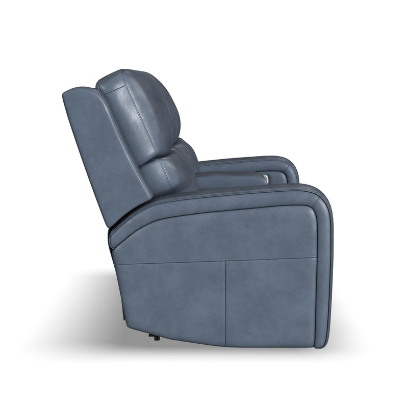 Oasis - Power Reclining Loveseat With Console, Power Headrests, Lumbar, Heat & Massage