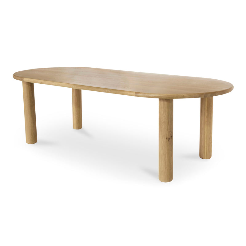 Milo - Large Dining Table - Natural Solid Oak