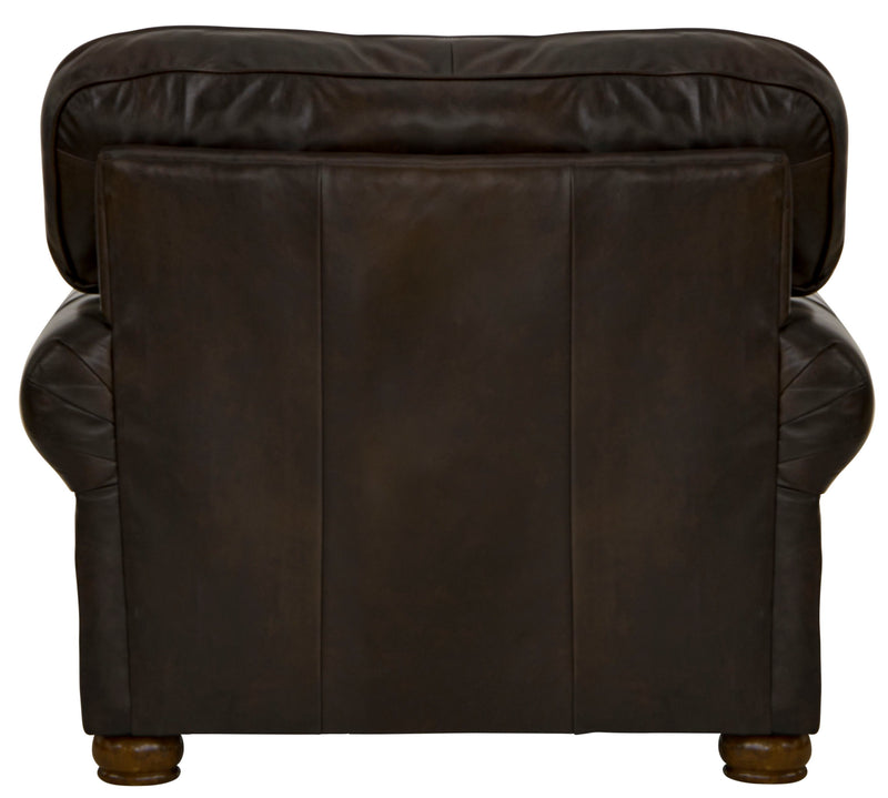 Roberto - Leather Chair - Cocoa