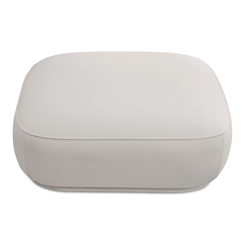 Marion - Square Ottoman - White